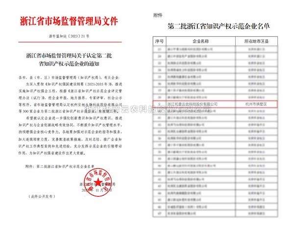 喜报丨麻豆操逼视频获评“第二批浙江省知识产权示范企业”