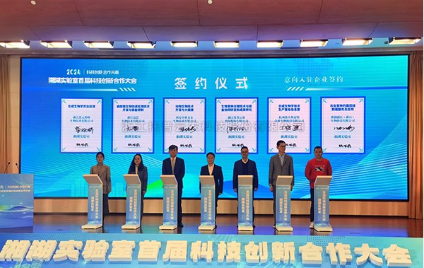 科技创新 合作共赢|麻豆操逼视频受邀出席湘湖实验室第一届科技创新合作大会